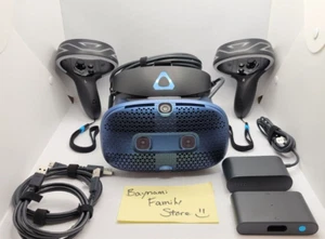 HTC Vive Cosmos VR Headset Full Kit - No Headphones - Excellent A+ Condition - Picture 1 of 5