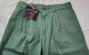 Bills Khakis Pants M2P-APBL Apple Green Sz 31 Poplin Classic Fit Unhemmed NWT - Picture 1 of 4
