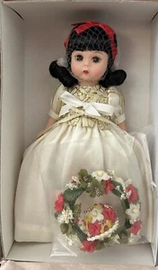 Bambola Madame Alexander 8" 2001 come nuova, matrimonio di Biancaneve 30460 NIOB con reg. Carte - Foto 1 di 10