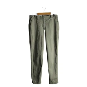 H&M Women's Green Mid Rise Semi-Formal Slim Fit Pant - Bild 1 von 8