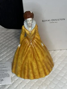Royal Doulton Young Queens QUEEN ELIZABETH I Figur HN5704 sehr guter Zustand mit Box - Bild 1 von 9