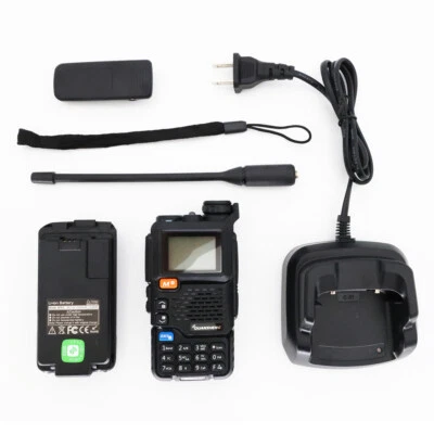 2023 NEU UV-5R PLUS Tragbarer Multiband Transceiver Walkie Talkie UHF/VHF Lang - Bild 1 von 4