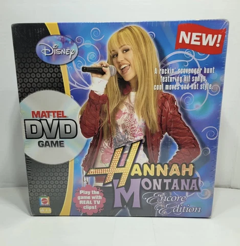 Disney Hannah Montana Mattel DVD Game - Encore Edition New Sealed Cover