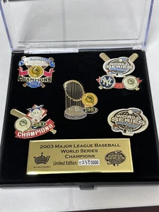 Florida Marlins Pin World Series Champions 5 Pin Set vintage 2003 .. - Picture 1 of 3
