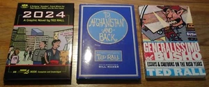Ted Rall - Tres libros [2024, To Afghanistan and Back, Generalísimo el Busho] - Imagen 1 de 1