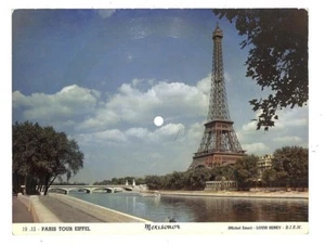 " PARIS " CARTE POSTALE MUSICALE GF / MUSICAL CARD / DISQUE 45 TOURS MEXISONOR - Picture 1 of 2