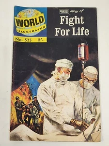 Vintage Classics World Illustrated Gilberton Comics 525 Fight For Life - Picture 1 of 3