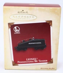 Hallmark Keepsake LIONEL PENNSYLVANIA B6 TENDER Tren Adorno de Navidad - Imagen 1 de 6