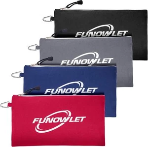 Canvas Zipper Utility Tool Bag - 4 Pack Heavy Duty Metal ,Blue, Black, Gray, Red - Picture 1 of 6