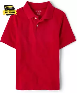 Boys' Uniform Short Sleeve Pique Polo ⭐️⭐️⭐️⭐️⭐️ - Picture 1 of 2