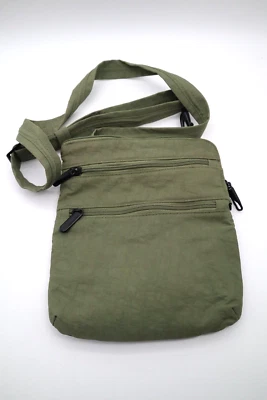 Travelon Bolso Bandolera Delgado Cartera Viaje Correa Ajustable Verde Oliva Mediano Foto 1 de 4