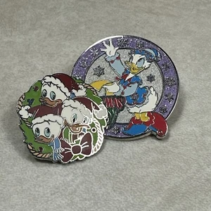 Daisy Duck Donald Nephews Christmas Fantasy 2010 Pin Lot Disneyland Resort ￼ - Picture 1 of 11