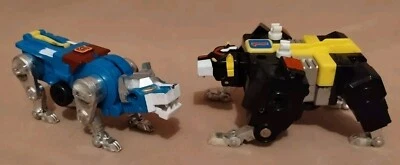 Vintage 1984 W.E.P. LTD LJN Toys ~  Voltron Black Lion and Blue Lion ~ Pullback  - Image 1 of 4