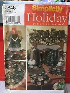 Simplicity Holiday Pattern Collection Christmas Decor Pattern 7846 - Picture 1 of 4