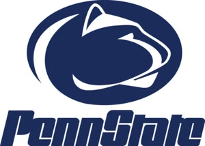 Penn State Nittany Lions 8", 10", 12" White / Navy Blue Vinyl Decal Car Window - Picture 1 of 5