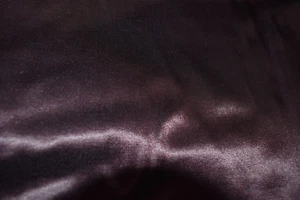 DARK BROWN  SOLID  100%  POLYESTER  SLIPPER SATIN FABRIC   23X 59  INCHES - Picture 1 of 1