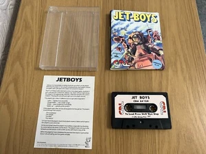 CRL Jet-Boys Commodore 64 Cassette - Rare & Working -👽👾Retro Gift Idea👾👽 - Afbeelding 1 van 12