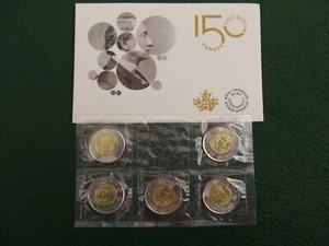 2015 5-POLY PACK OF TOONIES, SIR JOHN A MACDONALD, IN ORIGINAL MINT PACKAGING - Bild 1 von 4