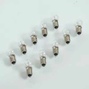 10 ampoules blanche 6V 6W culot G14 à vis E10 pour mobylette cyclo cyclomoteur - Bild 1 von 2