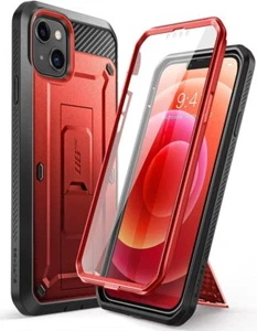 SUPCASE For 2021 New iPhone 13 Full Body 6.1 inch Screen Case Rugged Stand Cover - Picture 1 of 26