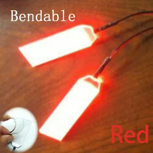 DIY Bendable LED Light Eyes Red for Iron Man Batman Helmet Mask Cosplay Parts - Picture 1 of 11