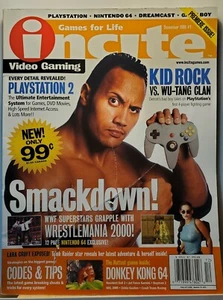 Game for Life Incite Magazine 1999 #1 Issue Lara Croft The ROCK Dwayne Johnson - Picture 1 of 4