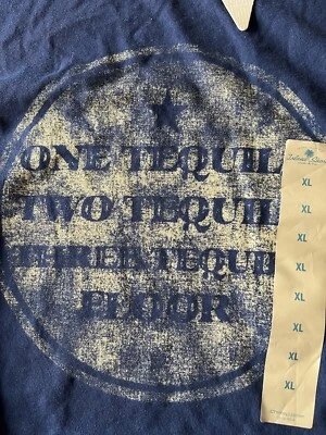 Camiseta gráfica Tequila One Two Three Floor Island Shores talla XL Foto 1 de 4