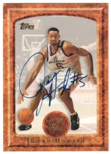 JUWAN HOWARD 1997-98 Topps Autograph Auto - WIZARDS - Picture 1 of 2