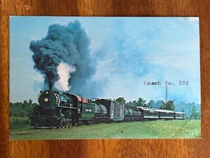 Cartolina a colori lettore ferrovia treno locomotiva 1702 Baldwin 1942 2-8-0 Arkansas - Foto 1 di 3