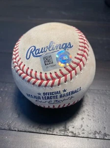 Luis Castillo Reds Mariners Game Used OMLB Career Strikeout #99 1st K of 2018 - Picture 1 of 5