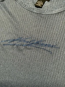 Vintage 90s Karl Kani Signature Embroidered Polyester Blend Tank Top Shirt Sz.XL - Picture 1 of 8