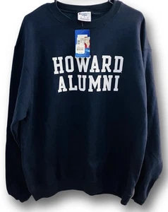 HOWARD UNIVERSITY Alumni Crew Pullover Sweatshirt NWT Sz L B&N Champion HBCU - Picture 1 of 5