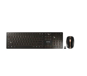 CHERRY DW 9100 SLIM, Wireless Desktop Set, EU Layout (QWERTY), Bluetooth & 2.4 G - Picture 1 of 9
