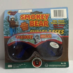 Smokey the Bear Gordy Toy Sunglasses New #479 Officially Licensed Plastic - Picture 1 of 5