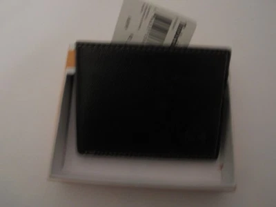 NWT Timberland black color leather bifold wallet men - Image 1 of 3