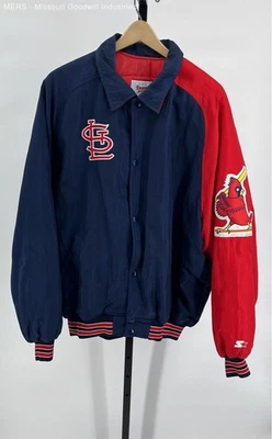 Starter Men's Blue Red St Louis Cardinals Jacket XL Outerwear - Image 1 of 4