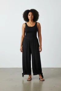 Weiße Birke schwarze Damenhose mit Taschen Größe 1X - Bild 1 von 13