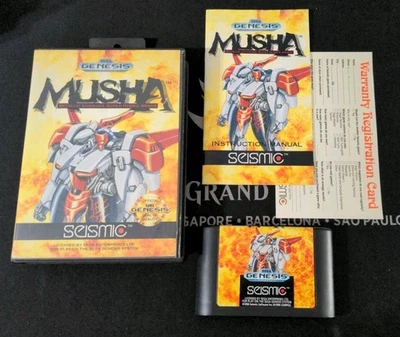 MUSHA Sega Genesis Complete CIB w/ Registration Card!  Nice Shape!  Authentic! - Image 1 of 4
