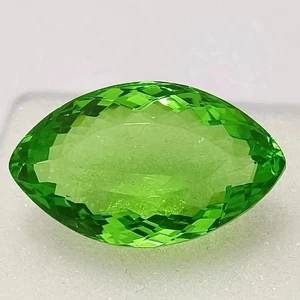 Stunning Tsavorite Natural Marquise Cut 90-92 Ct Green Garnet Loose Gemstone - Picture 1 of 6