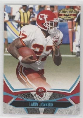 2008 Donruss Gridiron Gear Platinum /50 Larry Johnson #50 - Image 1 of 2