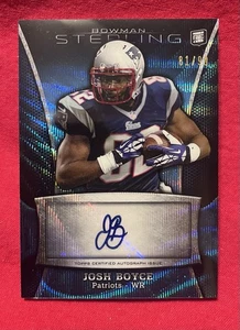 Josh Boyce 2013 Bowman refractor azul esterlina #d 81/99 #BSA-JBO automático RC (A100) - Imagen 1 de 2