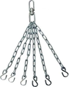 RDX 6 Strand Colgante Acero Cadenas Y Giratorio Mma , Resistente Saco de Boxeo - Imagen 1 de 3