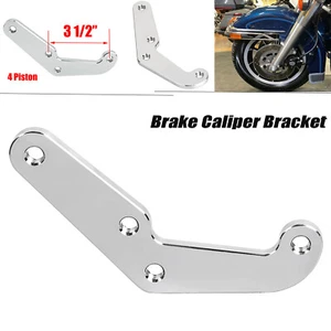4 Piston Front Brake Caliper Bracket For Harley Softail Dyna Sportster FXR 84-99 - Picture 1 of 11