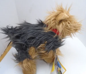 Build a Bear Promise Pets Brown & Black Yorkie Dog Puppy magnetic mouth - Picture 1 of 7
