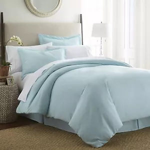 Kaycie Gray So Soft Collection Premium 3 Piece Duvet Cover Set - Picture 1 of 19