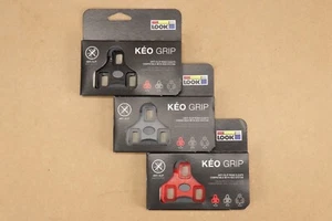 NEW LOOK KEO Grip Anti-Slip Cleats Black 0˚, Grey 4.5˚, Red 9˚ Float - Picture 1 of 4