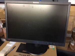 Lenovo Wide 22" LCD Monitor VGA DVI DP Tilt L2250 with Stand  - Picture 1 of 2