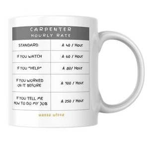 Zimmermannstasse Geschenk lustig Kaffeetasse beste Trumpfgeschenke Weihnachten Geburtstag Tee Jobs - Bild 1 von 6