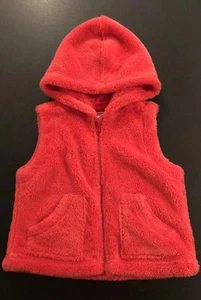 Gymboree Play By Heart Reddish Orange Vest Sweater Jacket Coat Size 4 - Picture 1 of 3