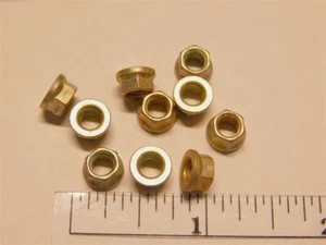 10 Mil-Spec Corland MS21042-3 10-32 Reduced Hex Aircraft Flange Locknuts - Picture 1 of 1